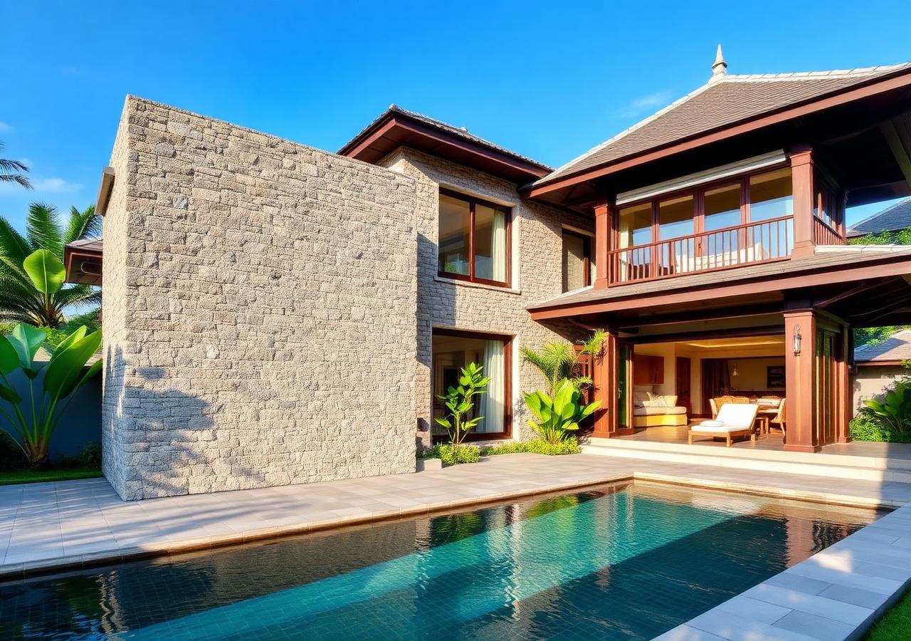 Premium villa and commercial property exterior in Bali